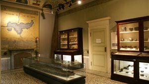 La sala del Collezionismo preistorico del Museo P. Giovio di Como
