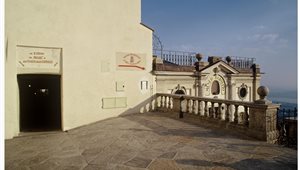 Sacro Monte di Varese. L’ingresso al  museo Baroffio.